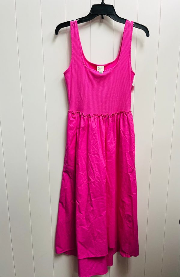 Pink Dress Casual Midi A New Day, Size Xs Fashion