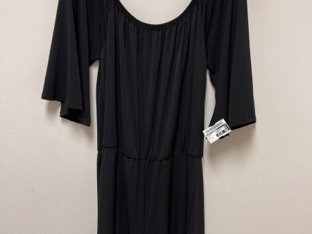 Black Romper Ashley Stewart, Size 2x Supply