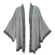 Black & White Kimono Max Studio, Size 1x Online Hot Sale