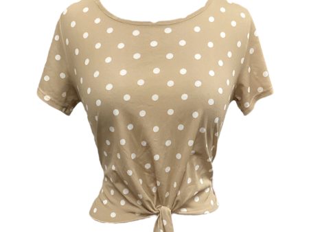 Beige Top Short Sleeve Free Kisses, Size L For Discount