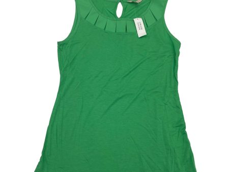 GREEN TOP SLEEVELESS by BANANA REPUBLIC Size:S Discount