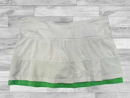 White Green Athletic Skirt Skort Bolle, Size Xl Cheap