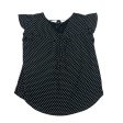 BLACK BLOUSE SS by LOFT, SIZE M Online Sale