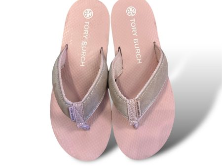 Pink Sandals Designer Tory Burch, Size 9 Supply