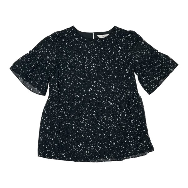 BLACK BLOUSE SS by DAVI & DANI Size:S Supply