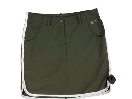 Green & White Athletic Skort Nike Apparel, Size 4 Online now