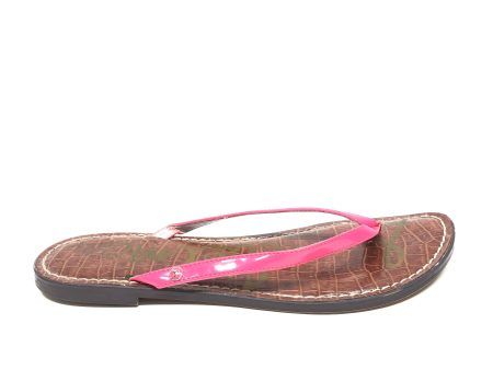 Pink Sandals Flip Flops Sam Edelman, Size 9 Online Hot Sale