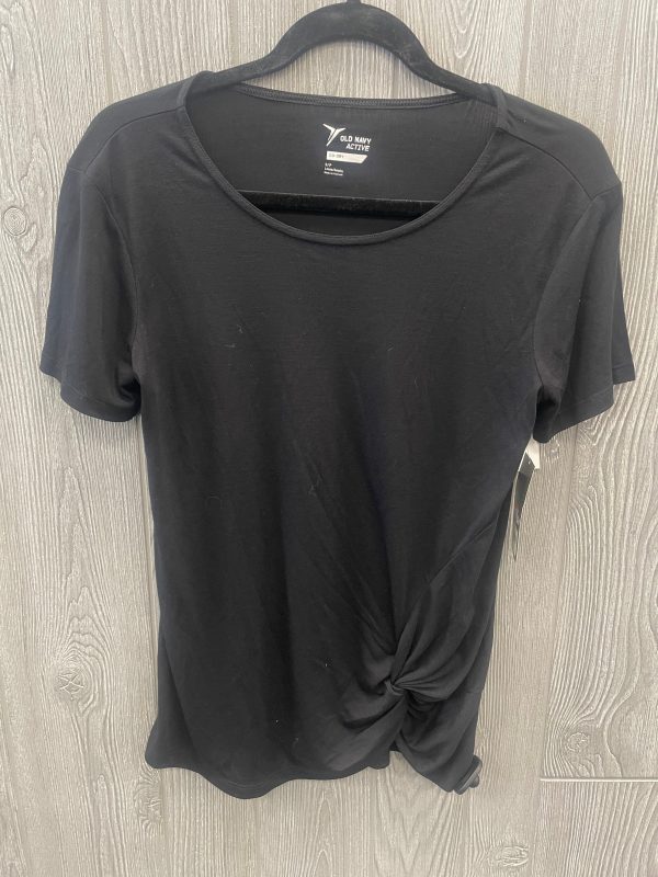 Black Athletic Top Short Sleeve Old Navy, Size S Fashion