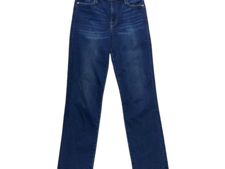 Blue Denim Jeans Straight Frame, Size 0 Fashion