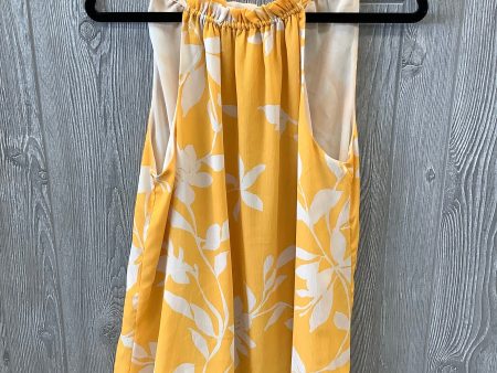 Yellow Top Sleeveless Ophelia Roe, Size M For Cheap