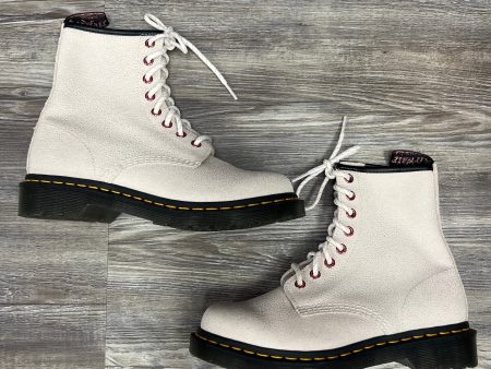 White Boots Combat Dr Martens, Size 7 Discount