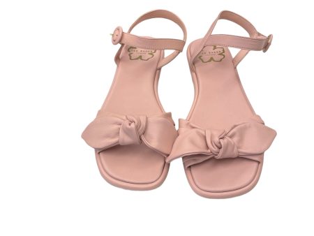 Pink Sandals Designer Ted Baker Online now