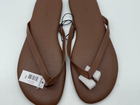 Brown Sandals Flip Flops Torrid, Size 9.5 Online Hot Sale