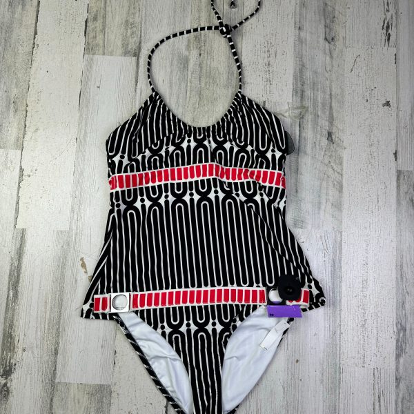 Black & White Swimsuit 2pc Trina Turk, Size L For Cheap