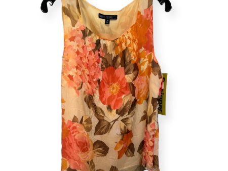 Floral Print Top Sleeveless Designer Lafayette 148, Size 10 Online Hot Sale