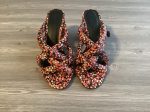 Floral Print Shoes Heels Block Rebecca Minkoff, Size 8.5 on Sale