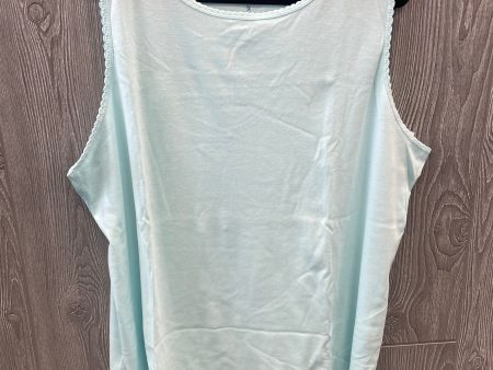 Blue Top Sleeveless Croft And Barrow, Size 3x Discount