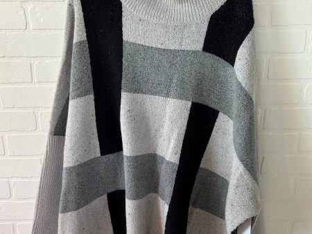 Black & Grey Sweater Clothes Mentor, Size Xl Sale