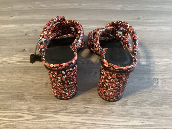 Floral Print Shoes Heels Block Rebecca Minkoff, Size 8.5 on Sale