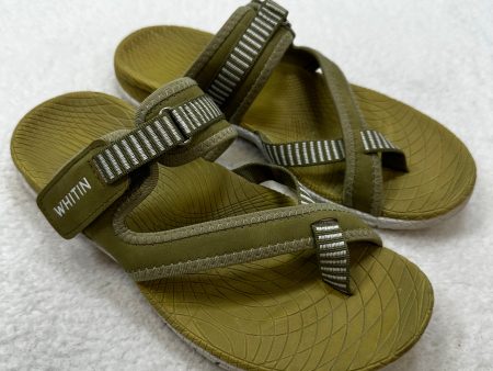 Olive Sandals Flats Clothes Mentor, Size 7.5 Online Sale