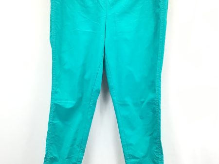 Green Pants Cropped New York And Co, Size M For Cheap