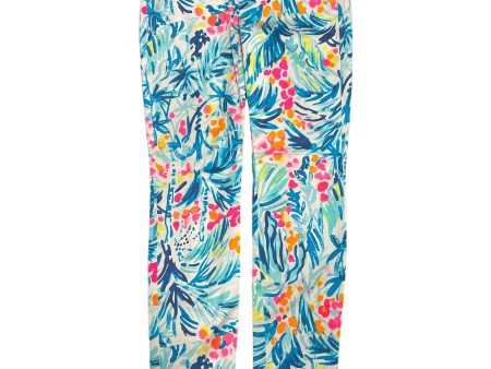 Floral Print Pants Designer Lilly Pulitzer, Size 0 Online now