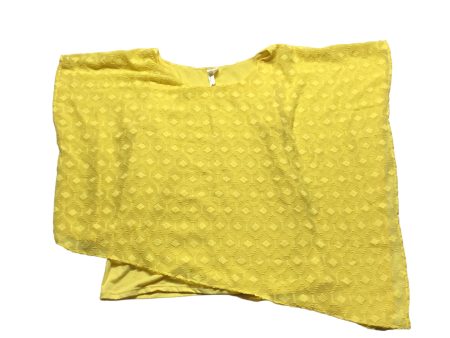 Yellow Top Short Sleeve Chenault, Size L Cheap