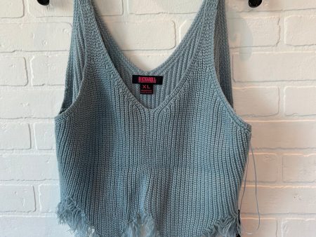 Blue Vest Sweater by ROCK & ROLL DENIM, Size Xl Fashion