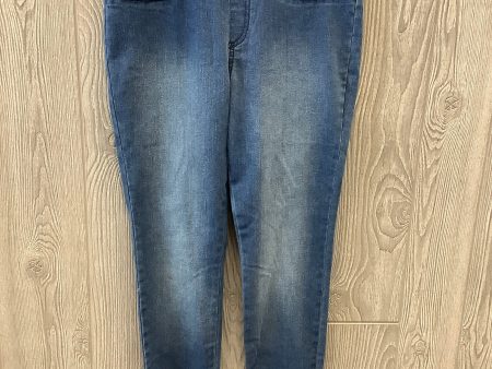 Blue Denim Pants Leggings Hue, Size 4 For Cheap