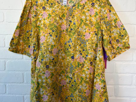 Yellow Top Short Sleeve Old Navy, Size L Cheap