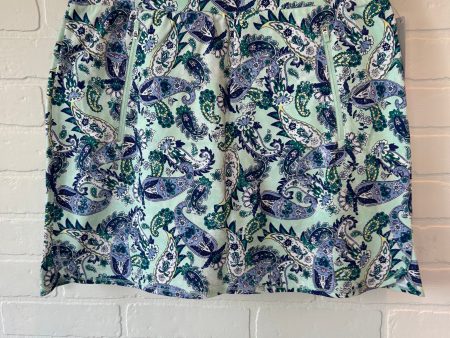 Paisley Print Skort Talbots, Size 8 Cheap