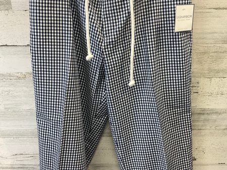 Blue & White Pants Cropped Sag Harbor, Size 16 Hot on Sale