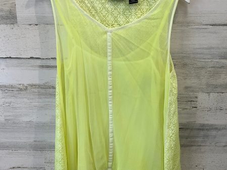 Yellow Top 2pc Sleeveless Dkny, Size M Discount