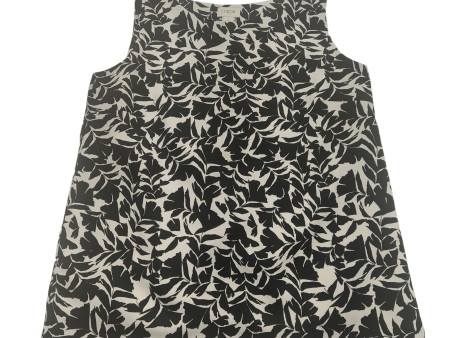 Black & White Top Sleeveless J. Crew, Size Xs Fashion