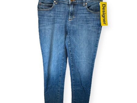 Blue Denim Jeans Designer Eileen Fisher, Size 8 Online now