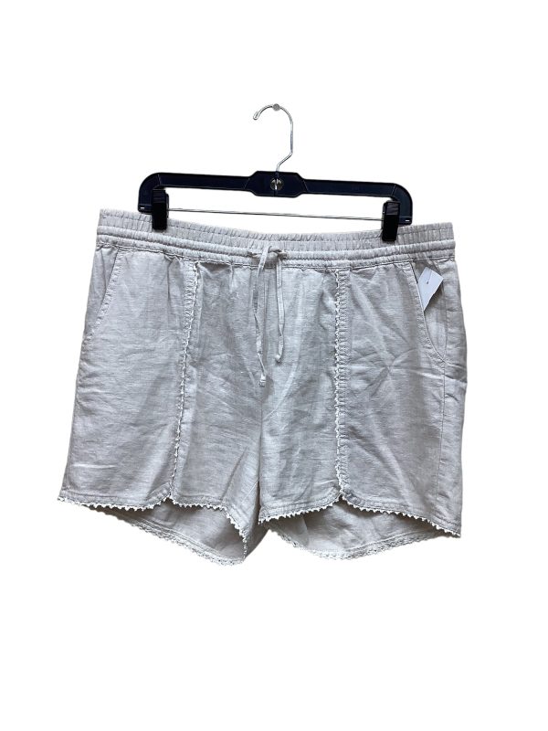 Beige Shorts Caslon, Size L For Cheap