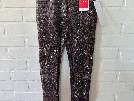 Snakeskin Print Pants Leggings Spanx, Size 4 Supply