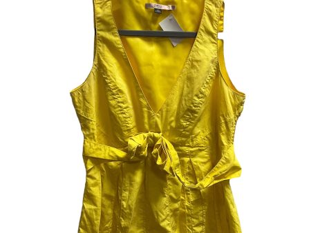 Yellow Top Sleeveless Valentino-mario, Size M Online now