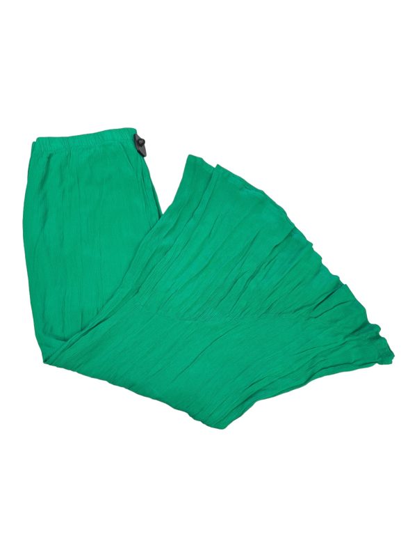 Green Pants Linen Nina Leonard, Size 20 For Cheap