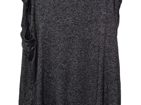 Black & Grey Blouse Sleeveless Old Navy, Size Xl on Sale