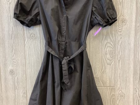 Black Dress Casual Midi Passport, Size L For Cheap