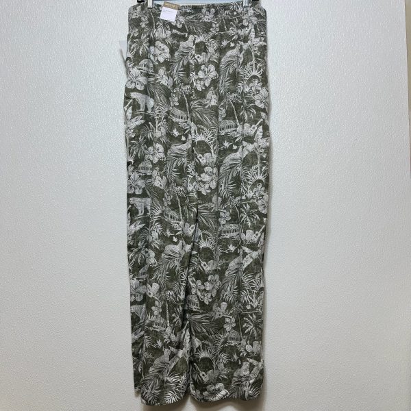 Olive Pants Palazzo Chicos O, Size 12 For Sale