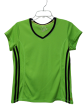 Black & Green Athletic Top Short Sleeve Made For Life, Size Petite   S Sale