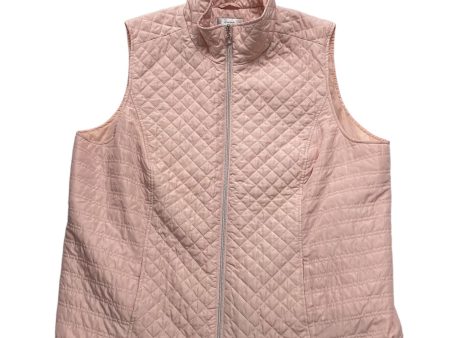 Pink Vest Puffer & Quilted Cj Banks, Size 3x on Sale