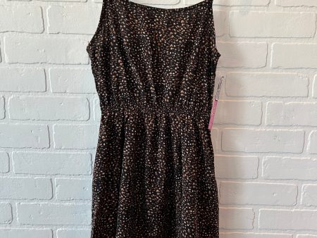 Black & Brown Dress Casual Short I Love It, Size S on Sale