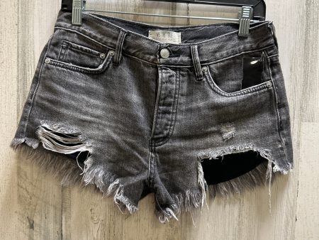 Black Denim Shorts We The Free, Size 0 Online Sale