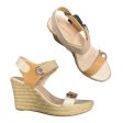 Multi-colored Shoes Heels Wedge Nine West, Size 8.5 For Cheap