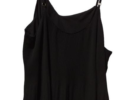 Black Blouse Sleeveless Limited, Size 2x on Sale