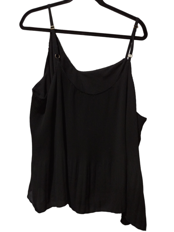 Black Blouse Sleeveless Limited, Size 2x on Sale