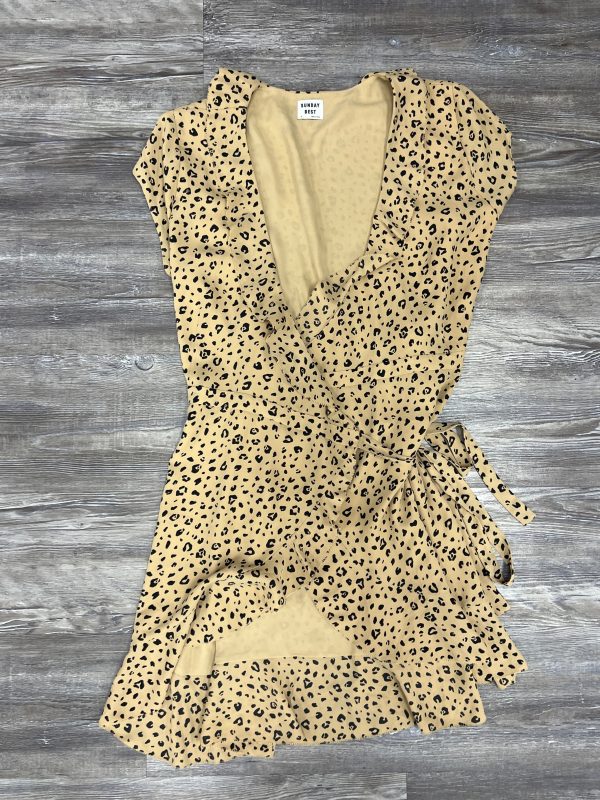 Animal Print Dress Casual Midi Cmb, Size S Online Hot Sale